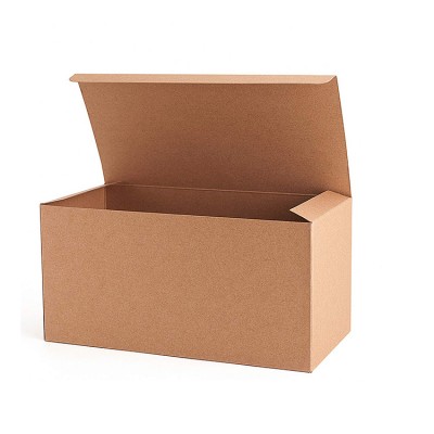 Brown Kraft Small Gift Box Paper with Lids Large Rectangular