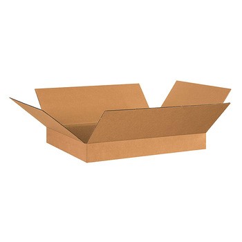 Flat Corrugated Box Kraft Bundle Apparel Corrugated Boxes