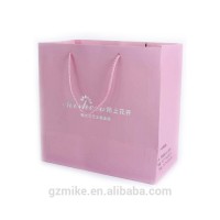 Cheap custom luxury white kraft / brown paper printing reusable shopping packaging paper bag